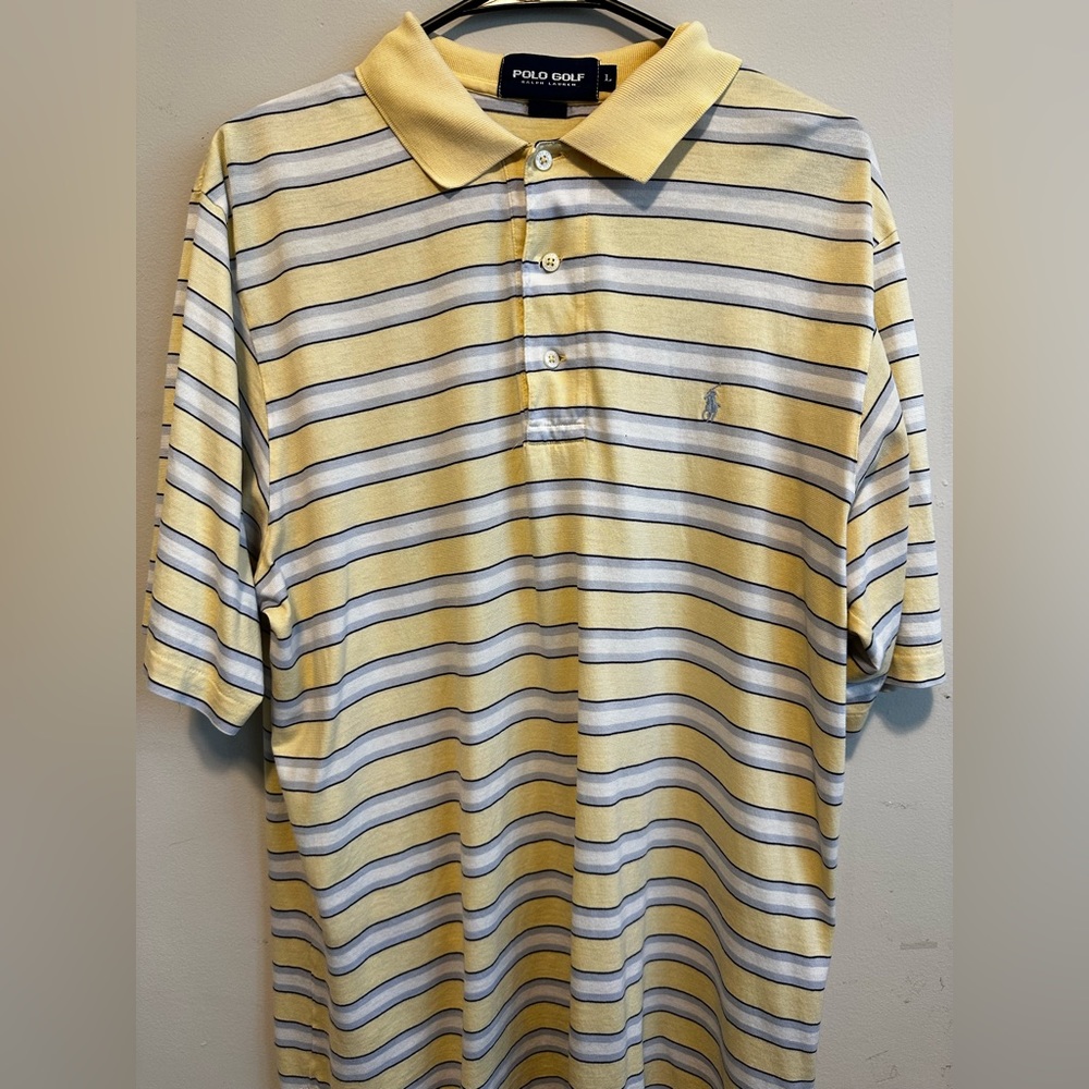 Vintage Polo Ralph Lauren L yellow/blue